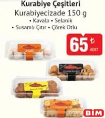 KURABİYECİZADE KURABİYE ÇEŞİTLERİ 150 G fiyat ve kampanya bilgisi